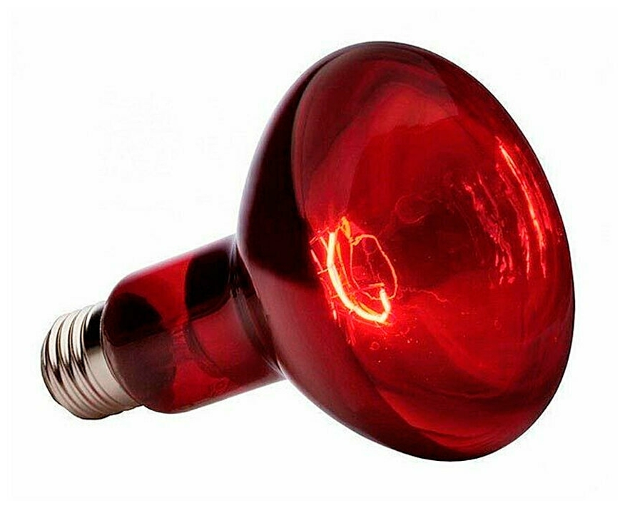 Лампа ИКЗК 230-100вт красная