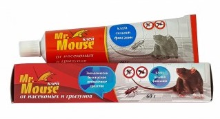 Клей Mr.Mouse от грызунов и насекомых 135г