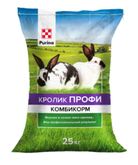 Пурина, Комбикорм для кроликов универсальный Профи (код 9206), 25кг