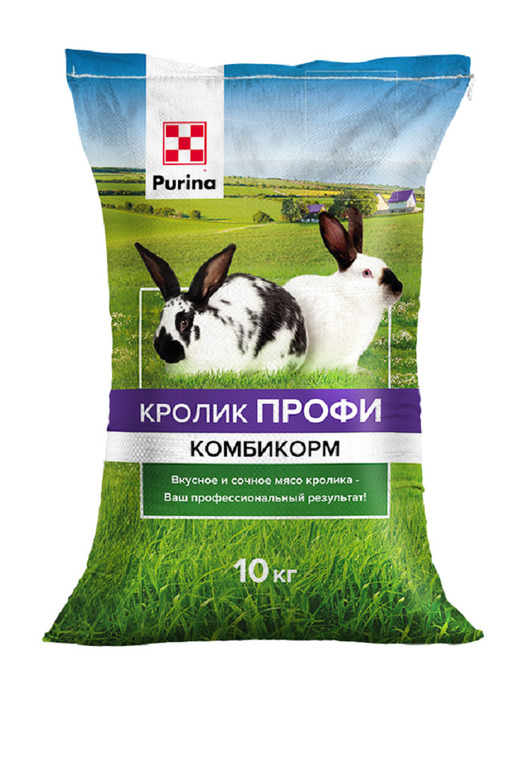Пурина, Комбикорм для кроликов универсальный Профи (код 9206), 10кг